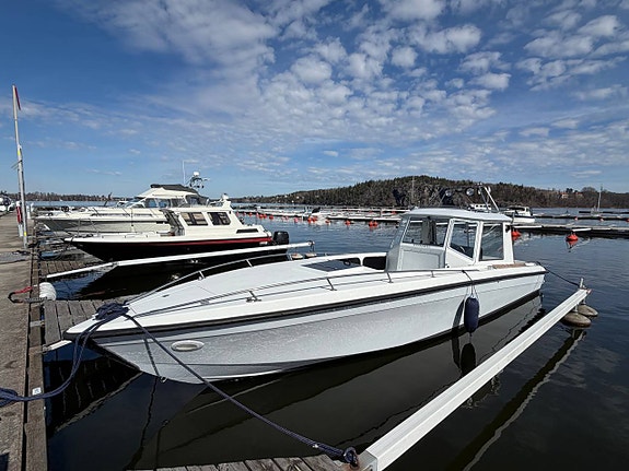 Scarab 30 Cabin, Mercruiser 496 HO 415 hk -04 Bog Trailer