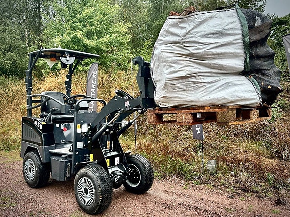 Eldriven kompaktlastare minilastare 500 kg lyft, fri frakt