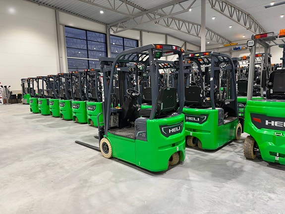 Heli ny motviktstruck CPD1,2 tons med lithium batteri