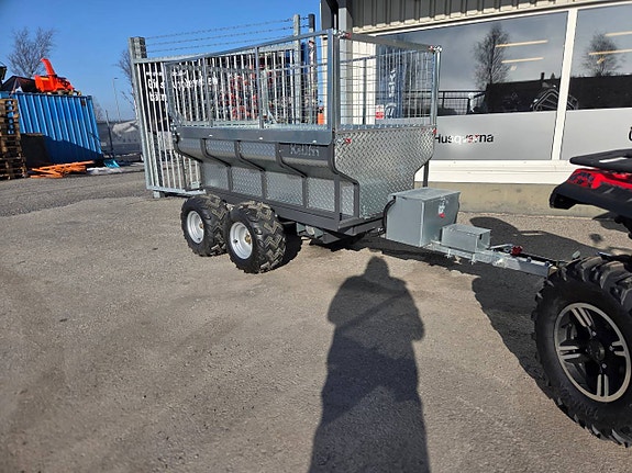 Tippvagn ATV 1420 kg med elhydraulisk tipp