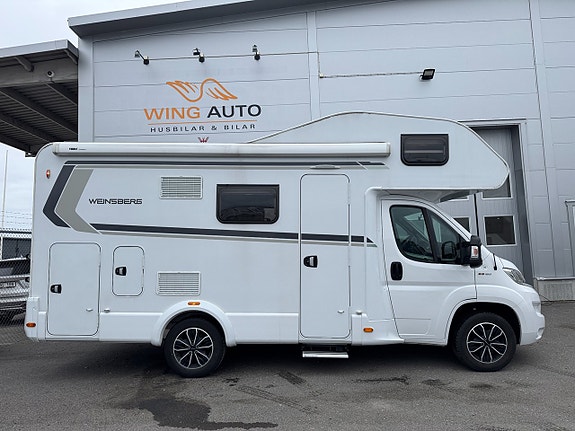 Weinsberg Cara Home 600 DKG Våningssängar! 6 bältade platser! LÅGA MIL! 50 year anniversary! 6 sovplatser! 160HK! Endast