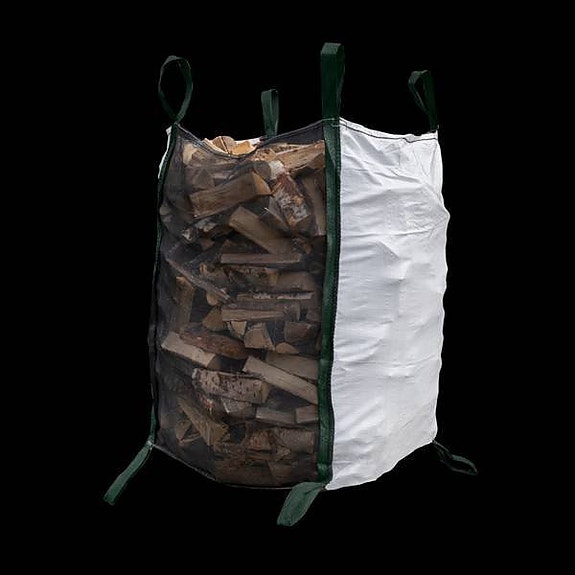 Ventilerad storsäck 1500L – Perfekt för ved & skogsbruk