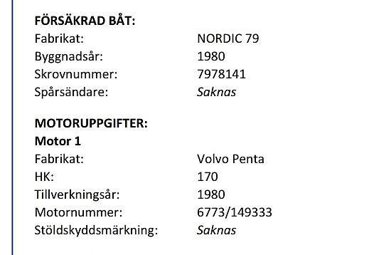 Nordic 79 – toppskick, sjösättningsklar, 44.000  kr 17 of 28