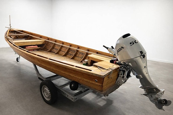Klassisk Träbåt Ca 6m - Honda 50hk - Respo Trailer