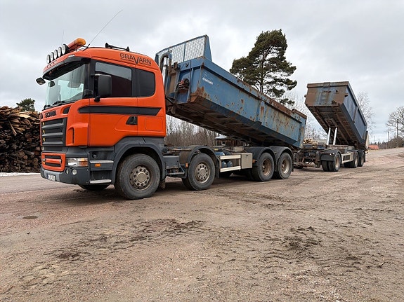 Tippbil Scania R500 8x4, 2006, ink Tippkärra ... via auktion 2 of 27