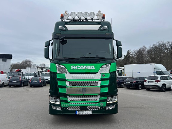 Scania S520 V8 6x2*4 Flakbil med lämmar, Euro 6 5 of 12