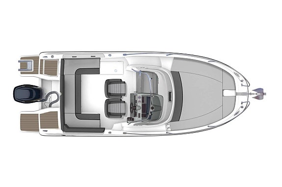 Jeanneau Cap Camarat 6.5 WA -26, Yamaha 150hk 3 of 4