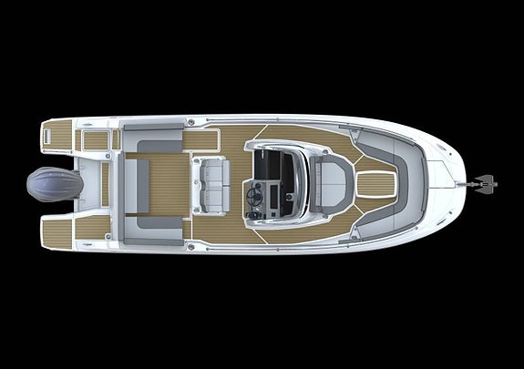 Jeanneau Cap Camarat 7.5 CC -26, Yamaha 225hk 9 of 11