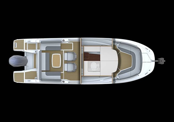 Jeanneau Cap Camarat 7.5 CC -26, Yamaha 225hk 11 of 11