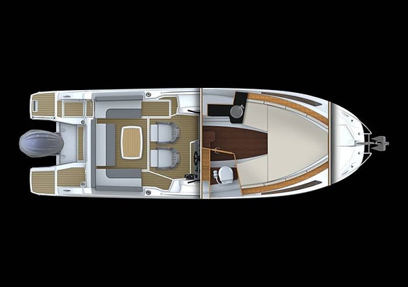 Jeanneau Cap Camarat 7.5 WA -26, Yamaha 225hk 11 of 11