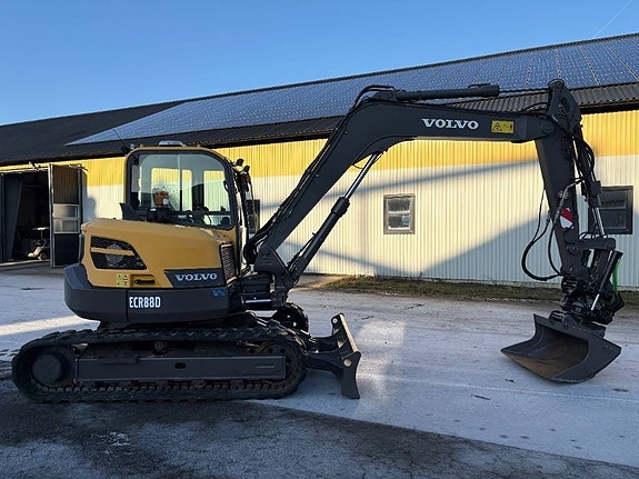 Volvo ECR88D grävmaskin, endast 2200 tim