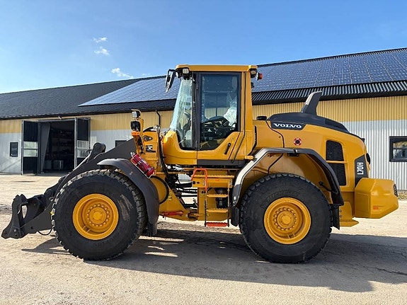 Volvo L70H lastmaskin, long boom, traktordäck