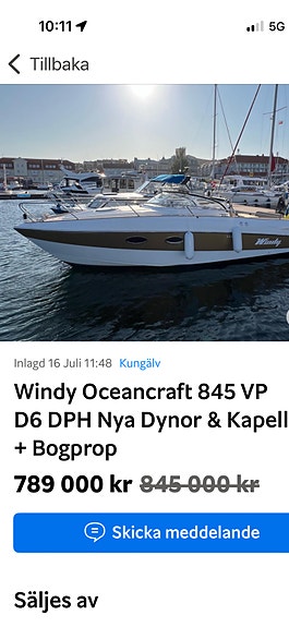 Windy Oceancraft 845 VP D6 50 knop 2 of 5