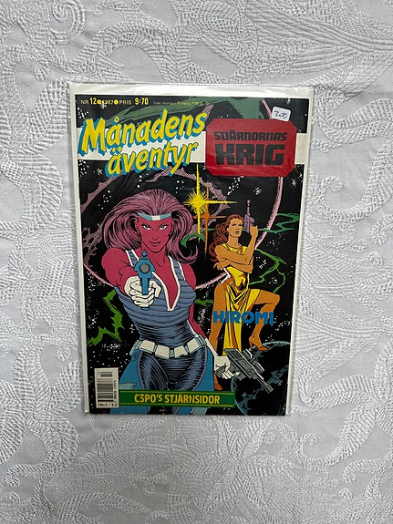 Stjärnornas krig – Månadens äventyr Nr 12 (1987) – inplastad - Star Wars