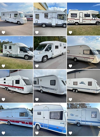 köpes Husbilar & Husvagnar omg även defekta