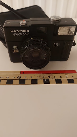 Hanimex Electronic  analog mekaniskt fungerande vintage 35mm  retro samlarobjekt