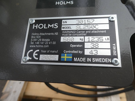 Ny Holms Sopvals med 400L Bevattning Valfritt Fäste 6 of 6