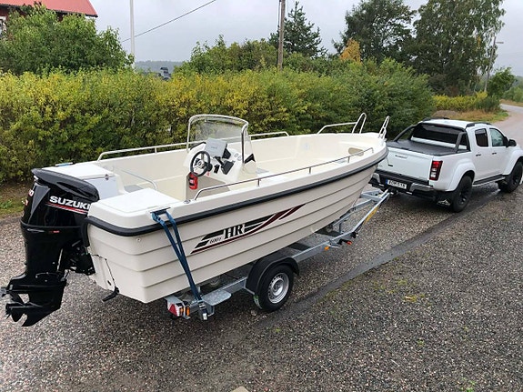 HR 600F + Suzuki DF140, Endast 20h (80-trailer ingår)-20