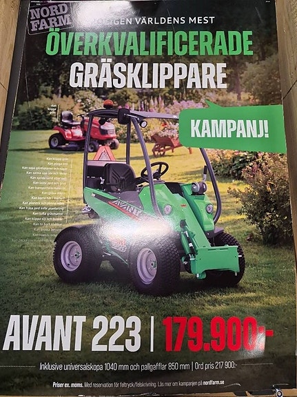 Avant 223 introduktions kampanj pris 8 of 8