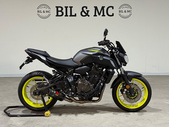 Yamaha MT-07 Akrapovic helsystem lågmil