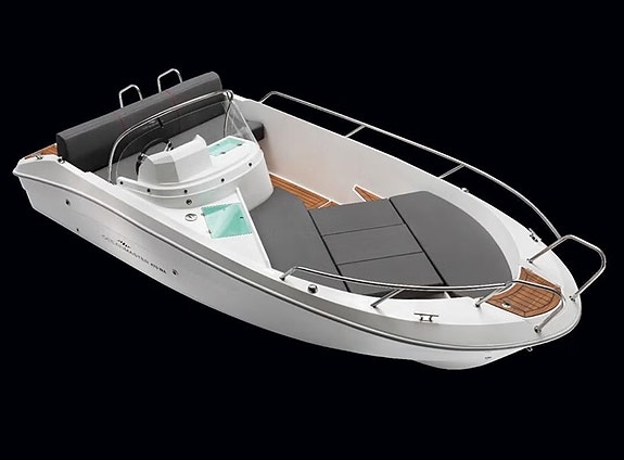 Välskött Oceanmaster 470 WA med Evinrude E-Tec 50 hk 3 of 5