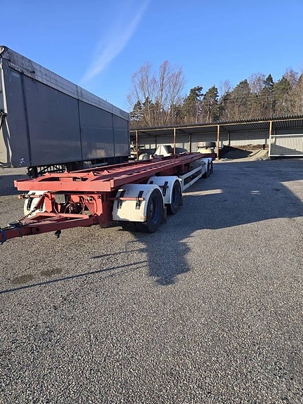 Lastväxlarsläp för container – Nya däck – ABS