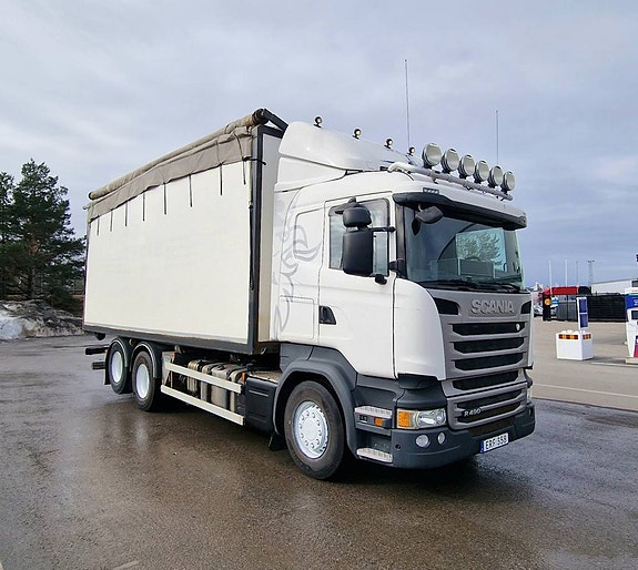Scania R490 6x2 Flisbil Nybesiktigad