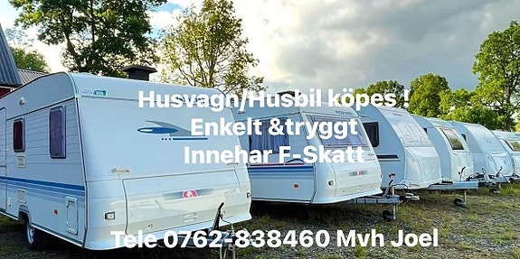 Bäst Betalt För din Husvagn/Husbil .Hämtas i hela landet