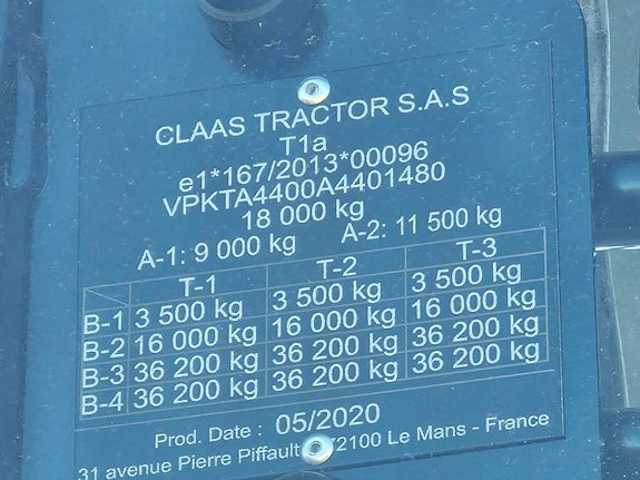 CLAAS Axion 950 CMATIC CEBIS 14 of 14