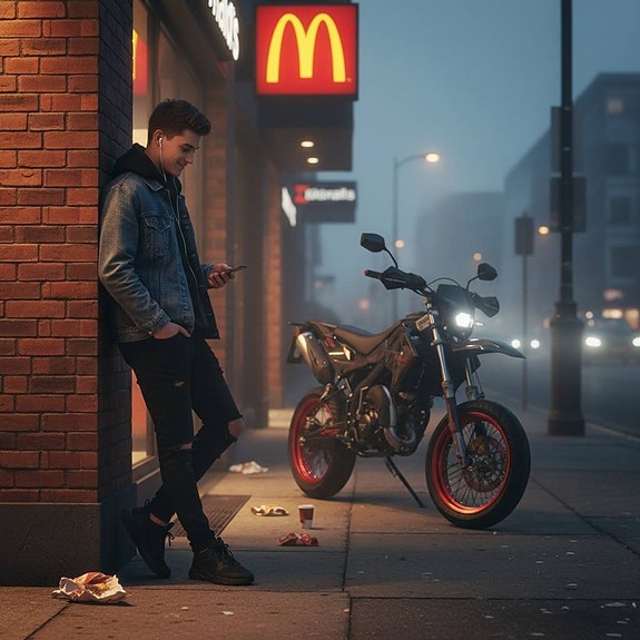 Rieju DRAC RS SM NIGHTRIDER | 2T | 45 | BLACK | MOPED | RÄNTEFRITT