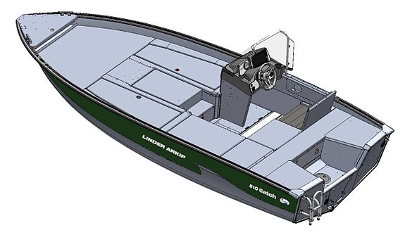 Linder Arkip 510 Catch WestGear Edition Mercury F80 ELPT 9 of 9