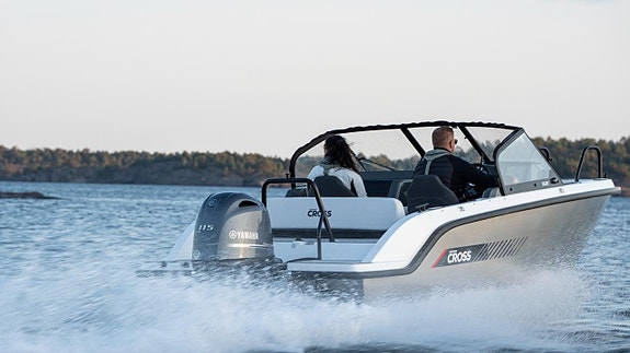 Yamarin Cross 55 BR - Yamaha F115 LB2 White