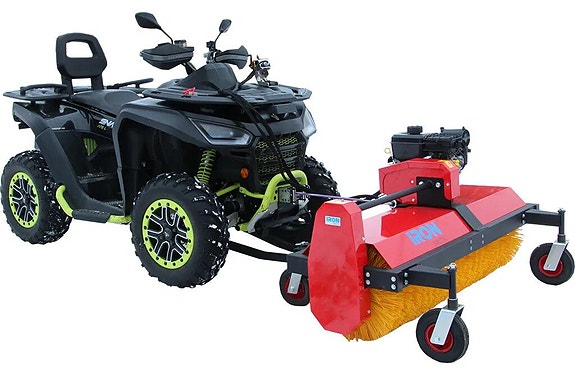 Borstaggregat, till fyrhjuling, med B&S motor 127cm