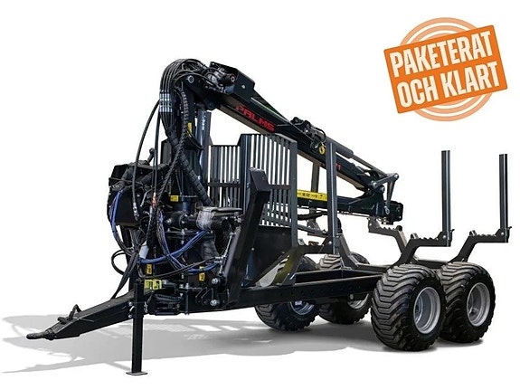 Palms Skogsvagn 10ton med P4.71 kran