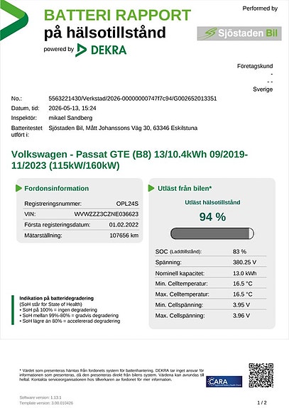 Volkswagen Passat 2 of 5