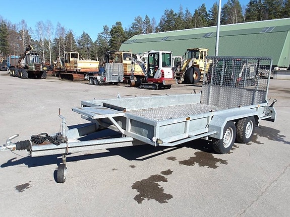 TIKI TP385-DLB Maskinsläp