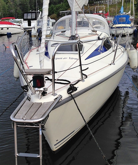 Uthyres Maxi Fenix  nytt storsegel med Lazy bag, kapell, värmare 3 of 5