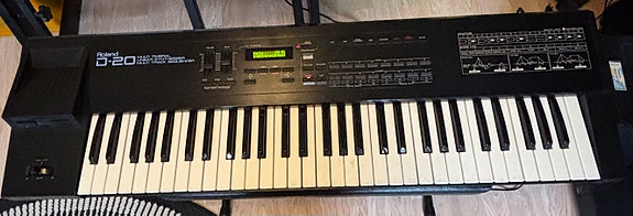 Roland D-20 synthesizer med inbyggd sequencer