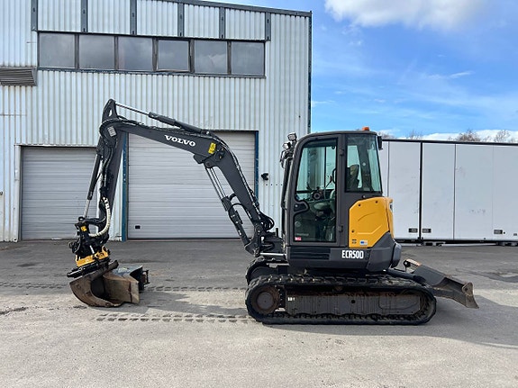 Volvo ECR50D rotortilt sv-såld c smörj scanlaser