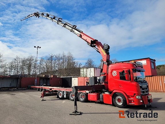Kranbil Bodbil Scania G500 8x4*4 Tridem med Palfinger PK7800