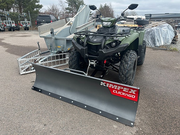 Yamaha Kodiak 450EPS TraktorA/B Kimpex snöblad Click-N-Go2 LT snabbfäste *PAKET*
