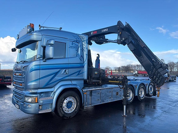 Scania R 580 Tridem Kranväxlare