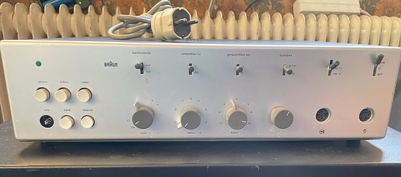 BRAUN CSV 500 Vintage HiFi Volltransistor Verstärker ca 1968-1969