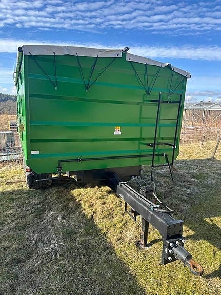 Spannmålsvagn 12 ton, 15 m³, kapell ingår, i lager 2 of 6