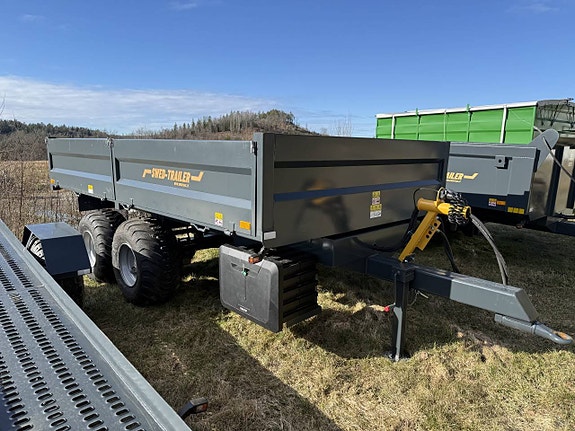 Tippvagn 8 ton med fällbara sidor, Dropside,  i lager