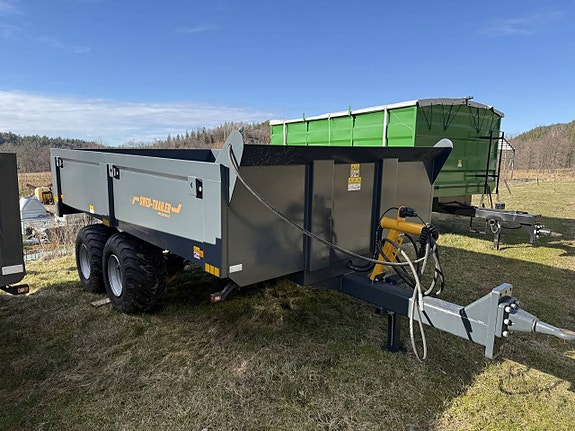 Ny dumpervagn 8 ton, tandemaxel, står i lager