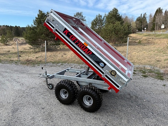 K-Offroad tippsläp 3-vägs PRISGARANTI