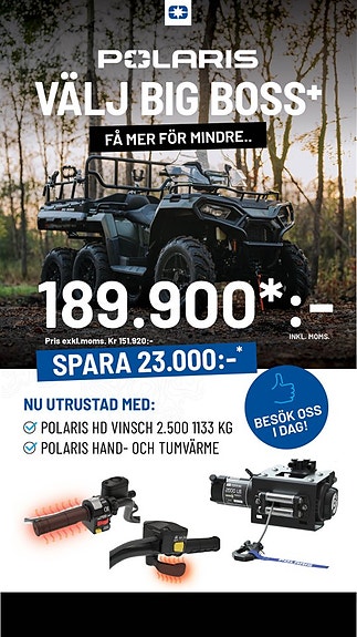 Polaris Sportsman 6X6 570 EPS KAMPANJ