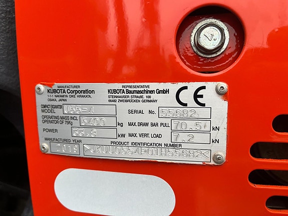 Kubota U55-4 5 of 30