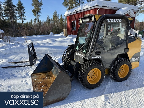 Kompaktlastare Volvo MC70C -12, Skopa/Gafflar